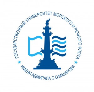 Create meme: logo gumrf they ADM S. o Makarov, state University of sea and river fleet named after Admiral Makarov with about, the gumrf logo