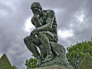 Create meme: Rodin the thinker, Auguste Rodin the thinker