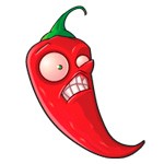 Create meme: hot pepper, plants vs zombies pepper, chili pepper