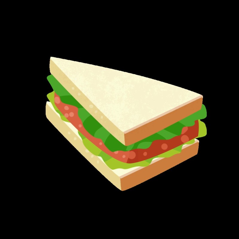 Создать мем: рисунок сэндвича, рисунок бутерброда, бутерброд клипарт