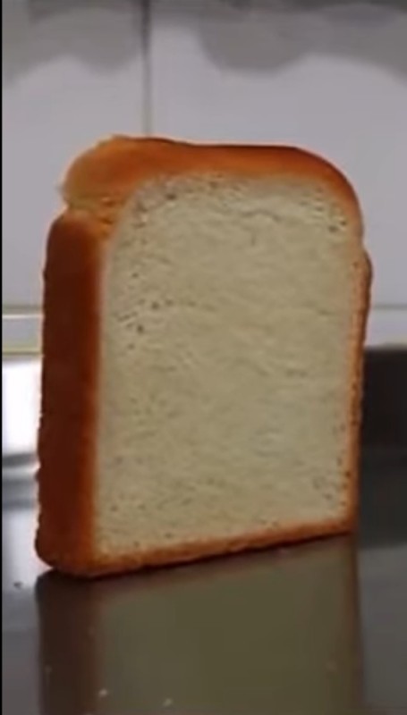 Create meme: banana bread in a bread maker, bread on kefir in a bread maker, a piece of bread falls