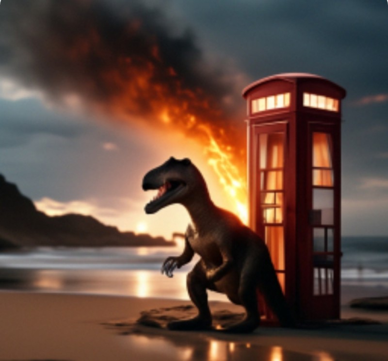 Создать мем: динозавр тирекс, динозавр трейлер, парк юрского периода тираннозавр