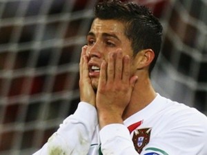 Create meme: Ronaldo crying