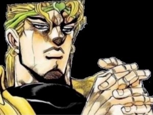 Create meme: jojo vs dio, dio jojo meme, jojo memes dio