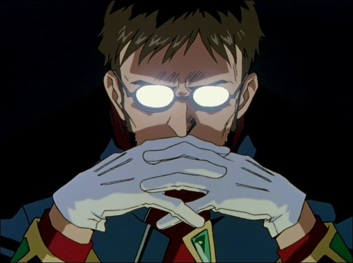 Create meme: anime evangelion, ikari evangelion, Gendo Ikari