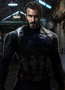 Create meme: Captain America with a beard