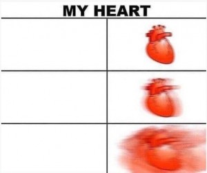 Create meme: memes about the heart, my heart meme, heart meme