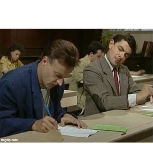 Create meme: exams, Mr. Bean TV series 1990 1995, Mr. bean the series