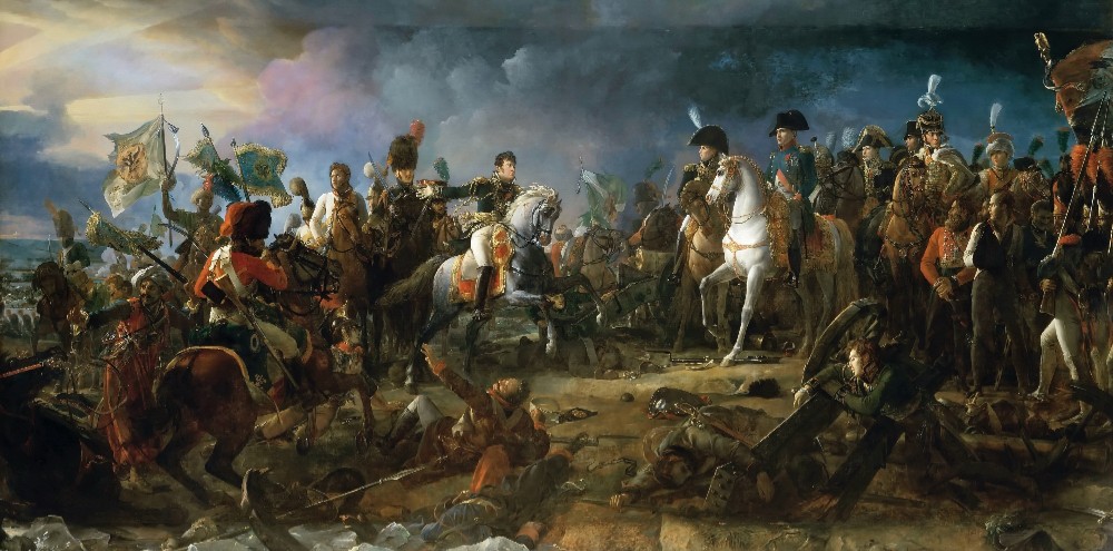 Создать мем: аустерлицкое сражение, битва аустерлиц наполеон, франсуа жерар - битва под аустерлицем 2 12 1805