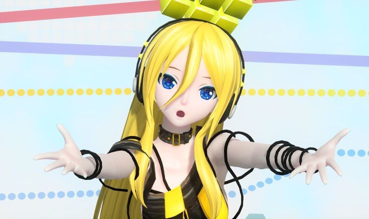 Create meme: Lily's vocaloid, Vocaloid Lily MMD, Lily vocaloid figurine