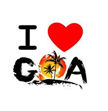 Create meme: love heart, Goa inscription, i love