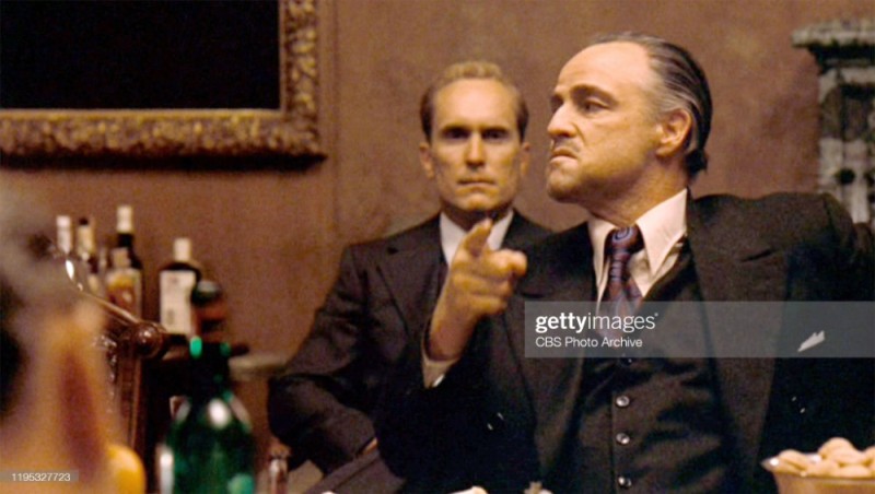 Create meme: James brown, the godfather Marlon Brando , godfather 