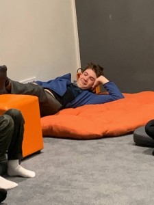 Create meme: sofa, chair, people