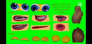 Создать мем: csupo, зубы детские, klasky csupo mouth green screen