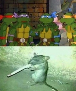 Create meme: teenage mutant ninja turtles 1987, teenage mutant ninja turtles 1987 1996