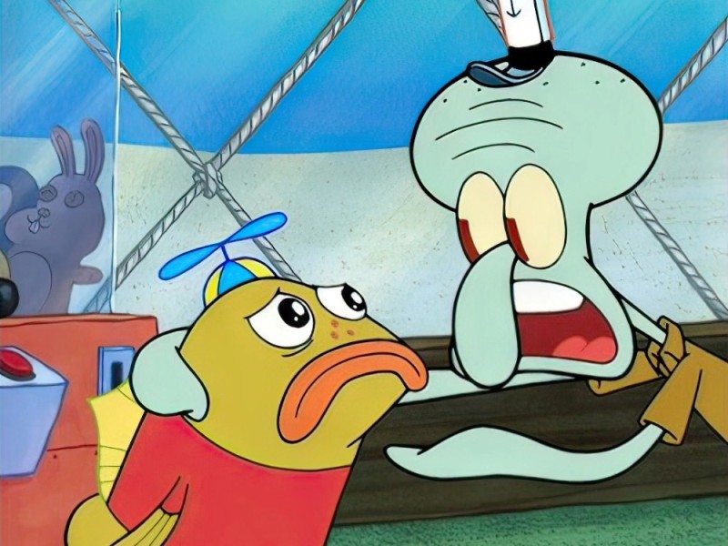 Create meme: history of spongebob squarepants, Spongebob Squidwart Patrick, spongebob and squidward