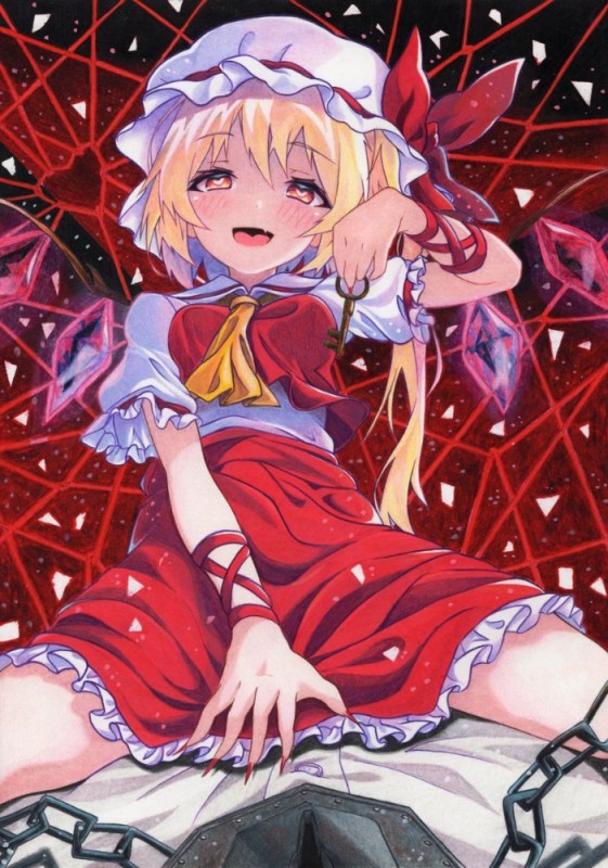 Создать мем: touhou project, flandre scarlet, touhou project аниме