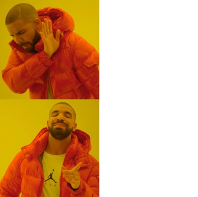 Create meme: drake meme, rapper Drake meme, Drake meme template