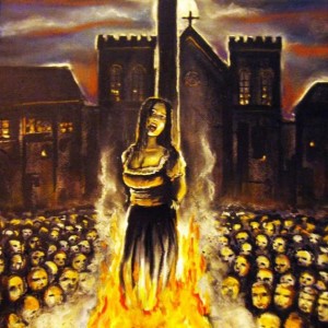 Create meme: witch hunt, religion, to burn at the stake