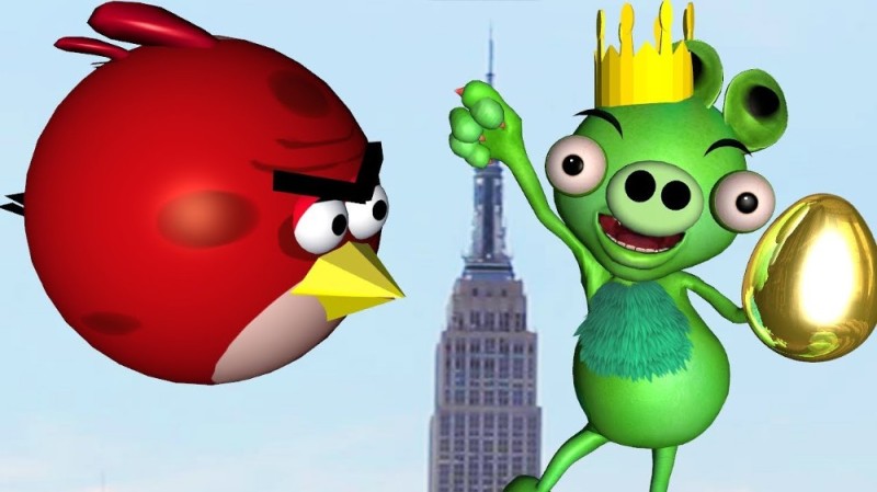 Create meme: funvideotv angry birds, angry birds 3d game, angry birds 