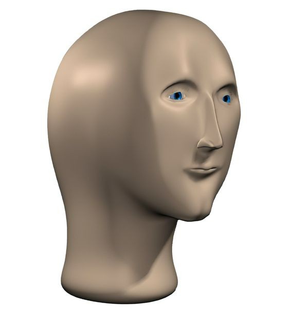 Create meme: the head of a mannequin for a meme, Celik stonks, a meme with a mannequin's head