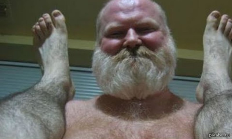 Create meme: bearded man meme, feet , grandfather insiders
