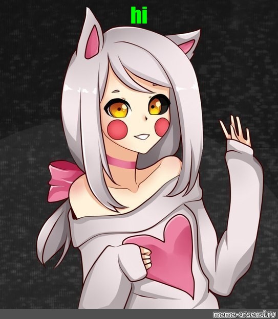 Fnaf Mangle e Foxy anime