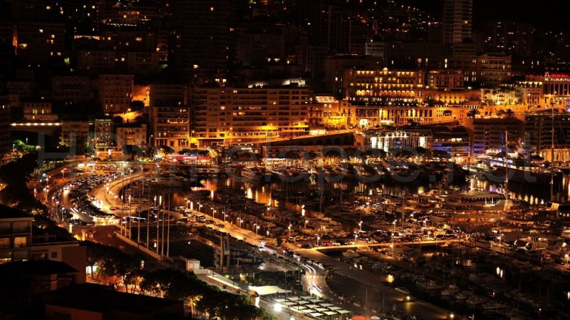 Создать мем: вечерний монако, монако город, ночной монте карло