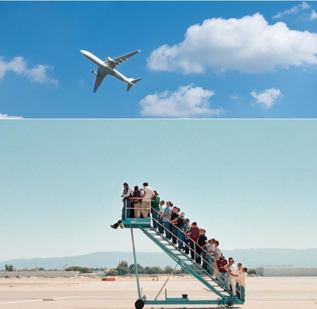 Create meme: the plane in the sky , boarding a plane, the plane 