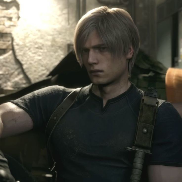 Создать мем: резидент эвил 4 ремейк, léon s kennedy, resident evil 4 remake leon kennedy