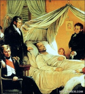 Create meme: Napoleon Bonaparte, Napoleon's death, the death of Napoleon