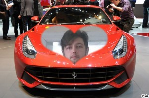 Create meme: Ferrari love, motor show, ferrari california