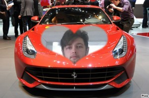 Создать мем: феррари любовь, motor show, ferrari california