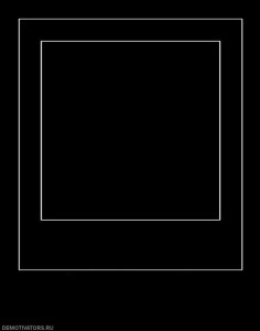 Create meme: black frame for meme, the square of Malevich, frame for the meme