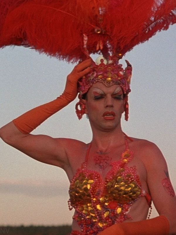 Create meme: The Adventures of Priscilla Queen of the Desert by Hugo Weaving, a frame from the movie, The adventures of Priscilla, Queen of the Desert