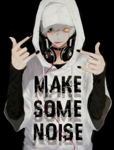 Create meme: make some noise, anime arts, Wallpapers make some noise
