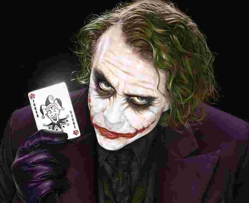 Create meme: joker batman, the joker is black, the dark knight Joker 