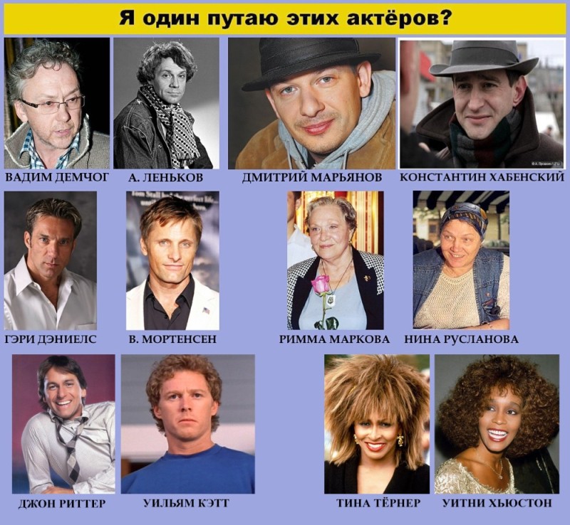 Create meme: famous actors, the actors are similar, theater actors
