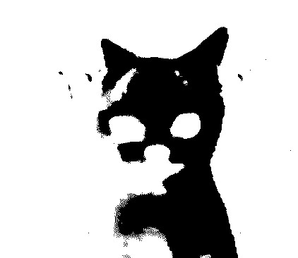 Create meme: darkness, Black Cat horror, gloomy cats