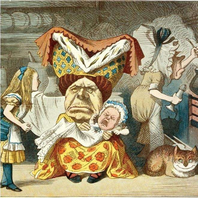 Create meme: John Tenniel Alice in Wonderland, Alice in Wonderland illustrations, Alice in Wonderland by Lewis Carroll