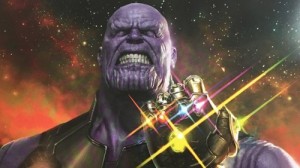 Create meme: Thanos with a glove of infinity