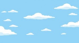 Create meme: simpsons clouds, the clouds from the simpsons, sky background with clouds for games