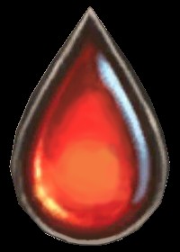 Create meme: a drop of blood, heroes of warcraft, The red drop