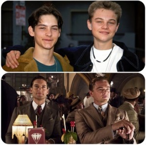 Create meme: the great Gatsby Leonardo DiCaprio, the great gatsby, Tobey Maguire in 1989