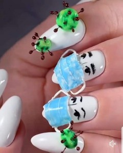 Create meme: nail design, manicure, cute nails