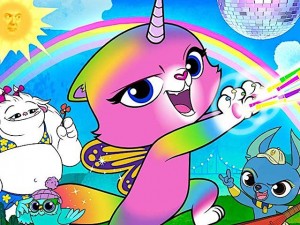 Создать мем: радужно-бабочково-единорожная кошка мультсериал, rainbow butterfly unicorn kitty филисити, rainbow butterfly unicorn kitty фелисити