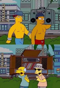 Create meme: anime, Homer Simpson, the style of the simpsons