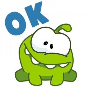 Create meme: pictures of om nom, the nom logo, om nom