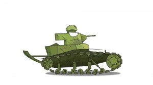 Create meme: cartoons about tanks Guerande