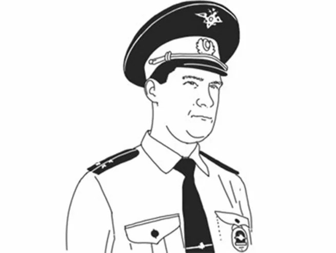 Create meme: police coloring book for kids, police pencil, district Commissioner of police